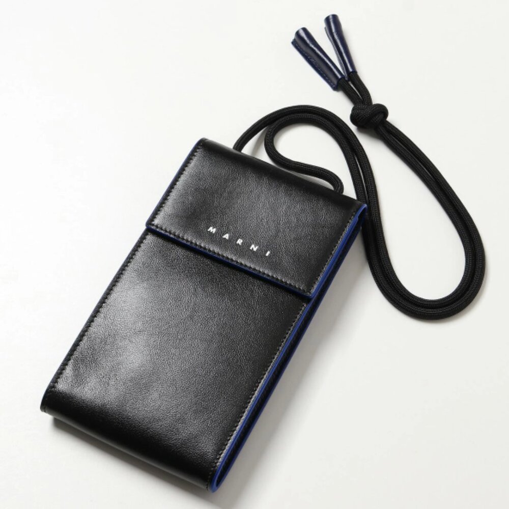 BNWT AW21 MARNI CONTRAST TRIM LOGO POUCH